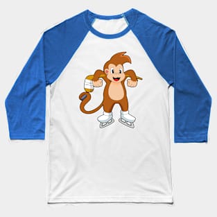 Monkey Ice hockey Ice hockey stick Baseball T-Shirt